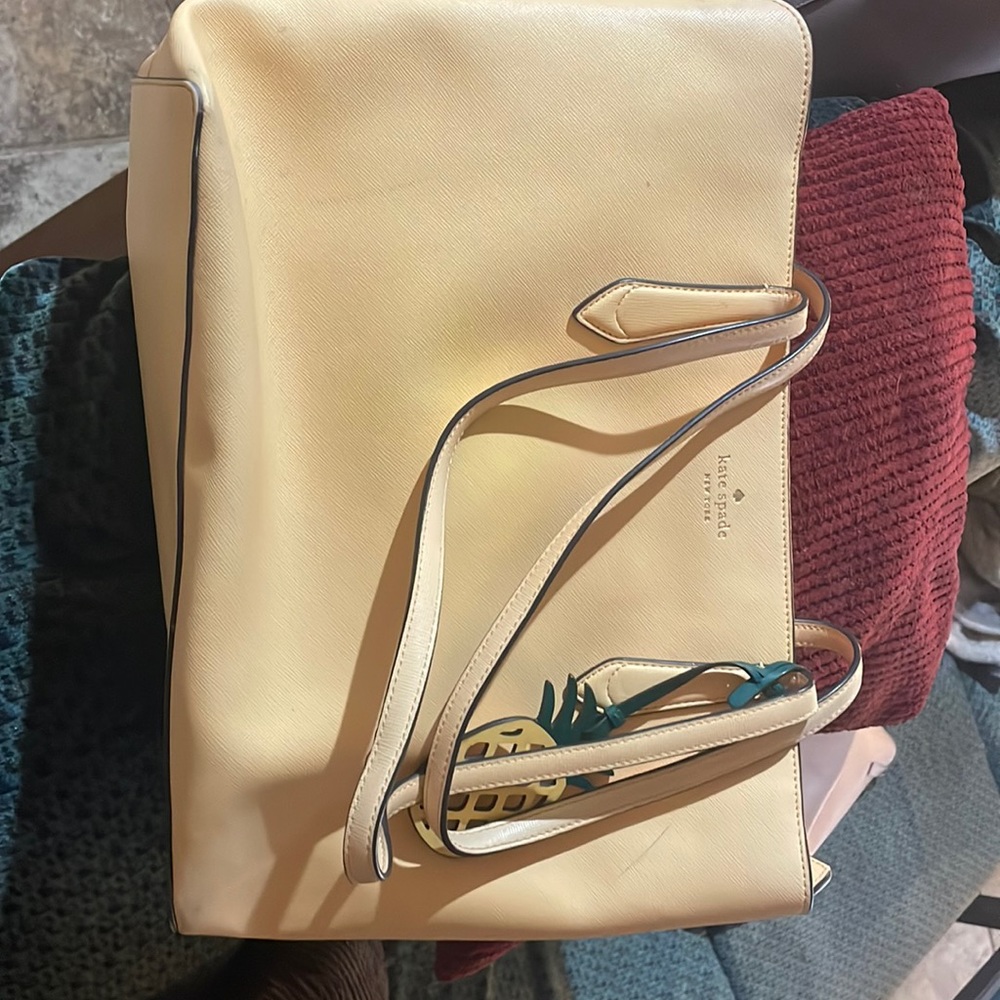 Kate Spade yellow tote purse